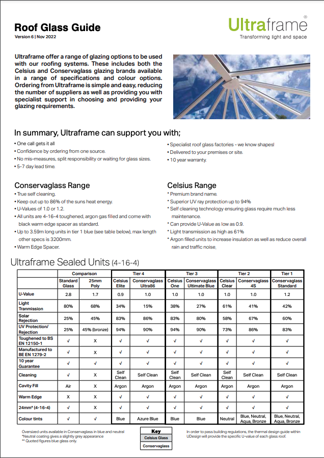 Ultraframe guide