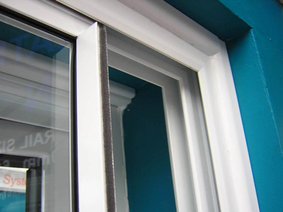 Secondary glazing close up